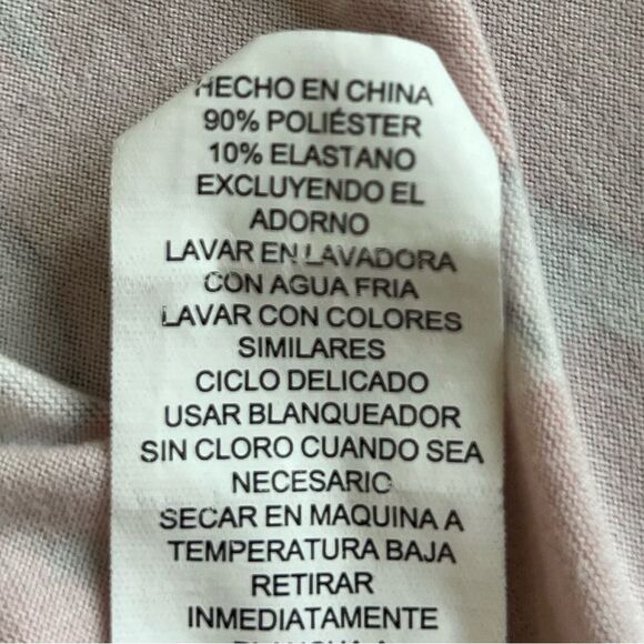 Kate Spade Moon Print Pajama Set - Size XL - Pink & White - Long Sleeve & Pants - Picture 6 of 8